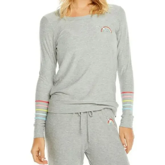 Chaser Rainbow Bolt Cozy Pullover - Size S - NWT - Picture 2 of 11